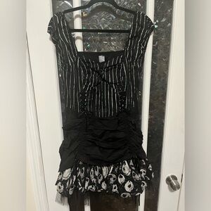 NWT Nightmare Before Christmas Steampunk Short sleeve dress Size L
